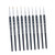 Anneome 1 Set 10pcs Watercolor Brush Painting Extra Fine Paint Brush Miniature Paint Brush Fine Detailing Paint Brushes Nails Kits Fine Tip Paint Brush Major Oil Paint Brush Bamboo