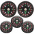 VANZACK 5pcs Mini Compass Pocket Compass Backpacking Compass Camping Compass Outdoor Compass Survival Compass Backpack Accessories Oil Filled Compass Watch Band Compass Camping Accessories