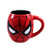 Silver Buffalo MC7044 Marvel Spiderman Eyes Oval Curved Ceramic Mug, 18-Ounces
