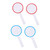 SEWACC 4pcs Score Board Voting Whiteboard Mini Dry Erase Board Erasable Scoreboard Dry Erase Signs Answer White Boards Dry Erase Paddles Auction Paddles Foam Props Portable Student