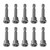Magnetic Drill Bits, 10Pcs 50Mm Ph2 Hex Shank Magnetic Screwdriver Bits Set for Plasterboard Locating