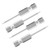 Auniwaig 1/4 inch Shank 0.05" Bit Dia 1.97" Long Round Shank H1 Magnetic Hex Screwdriver Bits S2 High Alloy Steel 10 Pcs