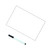 Ciieeo 1pc Repeatedly Erase The Whiteboard Graffiti Whiteboard Dry Erase Calendar Whiteboard Self- Adhesive Whiteboard Desktop Whiteboard Hanging Dry Erasable Wall Decals Office PVC