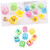 NUOBESTY 8pcs Colored Pencil Sharpener Manual Pencil Sharpener Kid Sharpener Colorful Pencil Sharpener Plastic Sharpener Mini Child