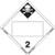 Labelmaster ZT28 Inhalation Hazard 2 Hazmat Placard, Blank, Tagboard (Pack of 25)