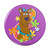 Groovy Scooby-Doo Compact Pocket Purse Hand Cosmetic Makeup Mirror