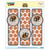 Boxer Dog Breed Set of 3 Glossy Laminated Bookmarks