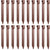 RUNGANG 20 Pack Plastic Landscape Edging Stakes, 9.6-Inch Heavy Duty Garden Lawn Anchoring Spikes Landscape Stakes for Edging and Terrace Board (Brown)