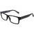 Global Vision Wood Premium Reader Glasses Polycarbonate Black Frame with Simulated Woodgrain Black Temple Acrylic Clear Reading Lenses +1.75 Magnification Reading Glasses for Men Women
