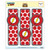 The Flash Lightning Bolt Logo Set of 3 Glossy Laminated Bookmarks
