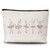 GREOXG Ballerina Makeup Bag, Watercolor Ballet Dancing Girl Cosmetic Bag, Dancer Friendship Gifts for Dance Lovers Dance Teacher Girls Teens Student Women-A06