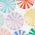 Meri Meri Mixed Stripe Dinner Plates (Pack of 8)