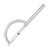 Protractor Angle Gauges Arm Measuring Ruler Tool Engineer Protractor Gauges With 150mm Ruler Universal Angle Ruler Protractors
