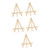 VILLCASE 5Pcs Drawing Board Painting Easel Stand Miniature Easel Drawing Stand for Kids Coin Display Easel Desktop Easel Photo Easel Embroidery Display Racks Artwork Child Wooden Adjustable