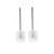 Alipis 2PCS Toilet Bowl Brush limpiador de pisos wc Cleaning bristles Toilet Scrubber Brush Toilet Brush Head Toilet Plunger Holder Toilet Scrub Brush White Cleaning Brush Hanging