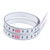 Mikikit 2pcs Metric Tape Body Tape Stainless Steel Ruler Tape Ruler Measuring Tape for Sewing Tape Measure Woodworking Ruler Carpentry Ruler Track Self-Adhesive Ruler Metric System Scale