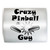CRAZY PINBALL GUY - PICK COLOR & SIZE - Player Machine Vinyl Decal Sticker B