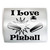 I LOVE PINBALL - PICK COLOR & SIZE - Player Machine Vinyl Decal Sticker B