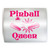 PINBALL QUEEN - PICK COLOR & SIZE - Player Machine Vinyl Decal Sticker C