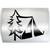 TENT - PICK COLOR & SIZE - Hiker Camping Hiking Backpacking Vinyl Decal Sticker B