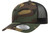 Yp Classics Retro Trucker Cap Structured Classic Yupoong Snapback Hat (Green Camo/Black)