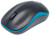 Manhattan Success Wireless Optical Mouse USB, 3 Buttons with Scroll Wheel, 1000 dpi, Blue/Black 179416