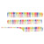 Mikinona 3pcs Rainbow Comb Plastic Tail Comb Teasing Comb Stylists Hair Comb Tail Pin Comb Hair Combs for Women Fine Tooth Comb Hair Salon Supplies Miss Japanese-style