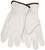MCR Safety 3613L Select Grain Goatskin Driver Gloves with Keystone Thumb, White, Large
