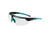 Uvex Honeywell Safety Products by Avatar Safety Glasses, Teal Frame with Clear Lens & Anti-Scratch Hardcoat (S2880)