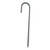KONTONTY Gardening Nails Camping Pegs Heavy Duty j Hook Metal Ground Pegs Tents Tarps U- Type Stakes U- Type Sod Stakes Camping Stakes Heavy Duty Tent J Hook Tent Stakes Barrier Rebar Steel