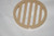 5 PACK - Plastic Drain Cover 3" inch diameter & 1/4" inch thick - (color tan) High Quality