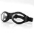 Bobster BA001C Bugeye Goggles, Black Frame/Clear Lens