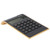 AYNEFY Ultra Thin Solar Power Calculator, 10 Digits, LCD Display Portable Calculator Desk Calculators, Dual Power, Portable for Office Business with Tilted LCD Display (Black)