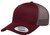Yp Classics Retro Trucker Cap Structured Classic Yupoong Snapback Hat (Maroon/Grey)
