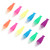 OATIPHO 12pcs Highlighter Color Paint Pen Chisel Tip Acrylic Paint Markers Glass Pen Fabric Markers Acrylic Markers Graffiti Markers Rocks for Painting Assorted Office Fluorescence Abs