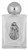 Venerare Glass Holy Water Bottle (Divine Mercy)