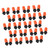 Yardenfun 40pcs Mister Nozzles Mist Irrigation Heads Irrigation Spray Heads Sprinkler Nozzles Drip Irrigation System Mist Irrigation System Drip Irrigation Emitters Plastic Lawn Adjustable