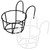 OFFSCH 2pcs Indoor Plant Pot Flower Pot Basket Iron Frame Flower Basket Hanging Outdoor Decoration Flower Pot Stand Hanging Basket Indoor Hanging planters Outdoor Hanging Planter OFFSCH 2pcs Indoor Plant Pot Flower Pot Basket Iron Frame Flower Basket Hanging Outdoor Decoration Flower Pot Stand Hanging Basket Indoor Hanging planters Outdoor Hanging Planter