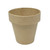 Homeford Mini Paper Mache Clay Pot, Natural, 4-Inch