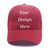 Shop&Three Customized Adjustable Baseball Cap,Unisex Personalized Trucker Hats,Cowboy Hat Burgundy