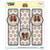 Cavalier King Charles Spaniel Dog Breed Set of 3 Glossy Laminated Bookmarks