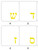 Online-Welcome Hebrew Transparent Keyboard Stickers with Yellow Lettering for PC Computer LAPTOPS Desktop Keyboards