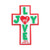Fun Express Joy and Love Cross Magnet Craft Kit - Craft Kits - 12 Pieces