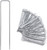 4 Inch ?60Pces Garden Stakes Galvanized Landscape Staples,U-Type Turf Staples for Artificial Grass, Rust Proof Sod Pins Stakes for Securing Fences Weed Barrier, Outdoor Wires Cords Tents Tarps