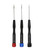 Set of 3 Pentalobe Screwdrivers, Uacen 5 Point 0.8 1.2 1.5 Precision Screwdriver Set or P2 P5 P6 or TS1 TS4 TS5 for Apple iPhone Macbook Pro Air Repair Tool Set