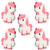 Erasers for Kids - Pencil Eraser Animals - Unicorn Erasers - 30 Pcs Mini Erasers Kids - Cute Erasers for Classroom Prizes - Mini School Supplies - Bulk Toys - Vending Machine Toy