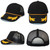 Oak Leaf Embroidered Visor Foam Mesh Trucker Cap with Yellow Rope Baseball Cap Men