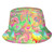 Magic Mushroom Unisex Bucket Hat Summer Fisherman Beach Sun Hats Packable Cap for Travel Hiking