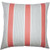 The Pillow Collection STD-D-21087-CORAL-C100 Velten Striped Bedding Sham, Standard/20 x 26", Coral