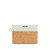 Pixie Mood Alex 4 x 3 Vegan Leather Cork RFID Blocking Card Holder, Seafoam